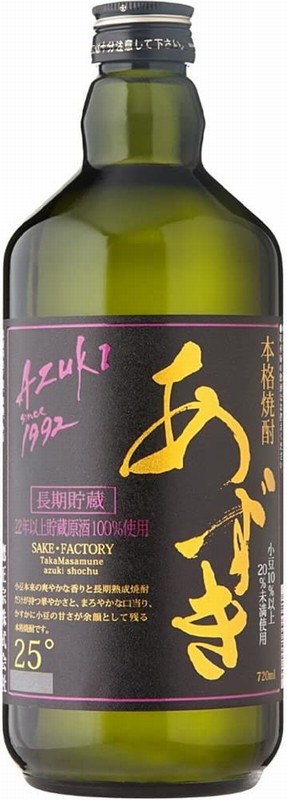 TAKAMASAMUNE SPIRITS – RED BEAN (SHOCHU, AZUKI) 25%ALC 720ML