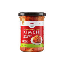 JONGGA CLASSIC FERMENTED NAPA KIMCHI IN GLASS JAR 350G