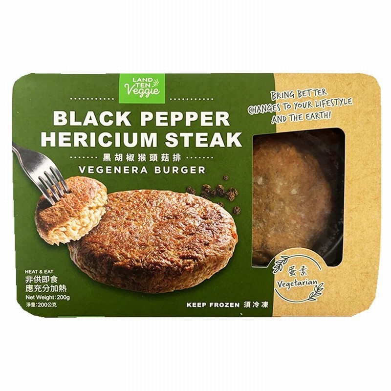 LY BLACK PEPPER HERICIUM STEAK 200G