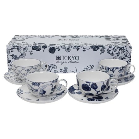 TDS JAPONICA FLORAL CUP & SAUCER GIFTSET