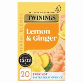 TWININGS LEMON & GINGER 30G (20X1.5G)