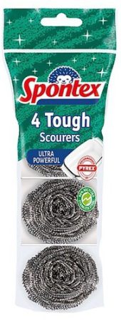 SPONTEX TOUGH SCOURERS £1