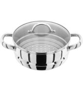 24X21.5X12CM ROUND COLANDER WITH BASE & LID (2025A)