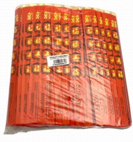 21CM DISPOSABLE CHOPSTICKS W/RED ENVELOPE 100 PAIRS