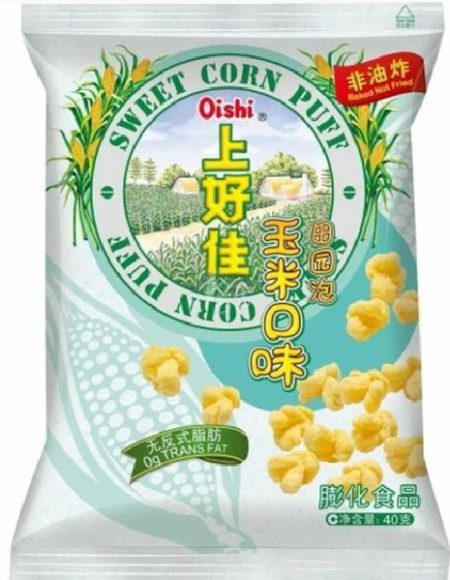 OISHI SWEET CORN POPS 40G