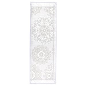YK PLASTIC CLEAR ORGANISER TRAY 236X76X40MM