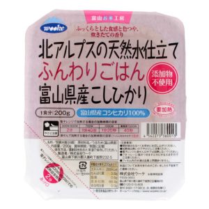 TOYAMA KOSHIHIKARI FUNMARI GOHAN- MICROWAVE RICE  200G