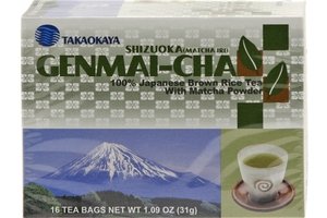 TAKAOKAYA GENMAICHA WITH ROASTED BROWN RICE TEABAGS 31G (16PC)