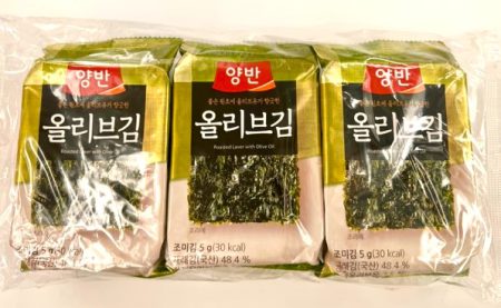 DONGWON SEASONED LAVER (OLIVE OIL) 3X5G