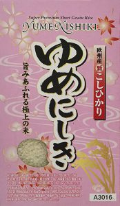 YUMENISHIKI SHORT GRAIN RICE 1KG