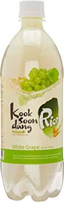 KSD GREEN GRAPE RICE WINE 3% ALC MAKGEOLLI  750ML