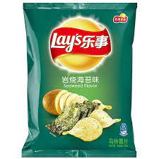 LAY’S POTATO CHIPS – SEAWEED 70G