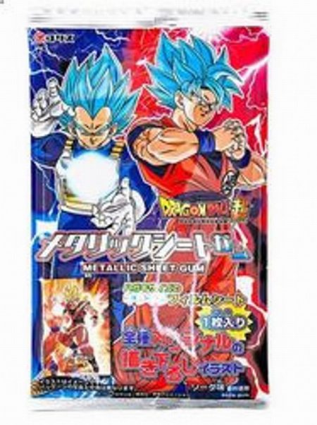 CORIS DRAGON BALL SUPER METALIC CHEWING GUM  SHEET 3.5G