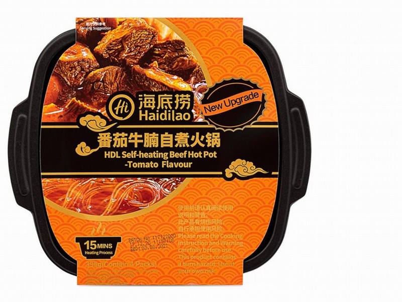 HDL SELF-HEATING HOTPOT - TOMATO BEEF 395G