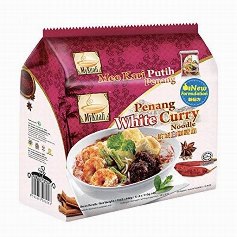 MYKUALI PENANG WHITE CURRY NOODLE 110G