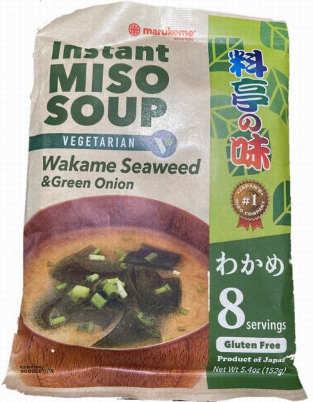 MARUKOME INST RYOTEI NO AJI WAKAME VEGETARIAN (8PCS)152G