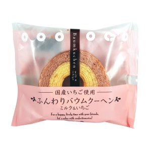 JP TAIYO BAMKUCHEN(CAKE ROLL) – STRAWBERRY MILK 65G