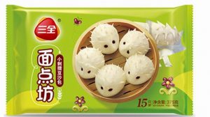 SQ HEDGEHOG SHAPE RED BEAN BUN 375G