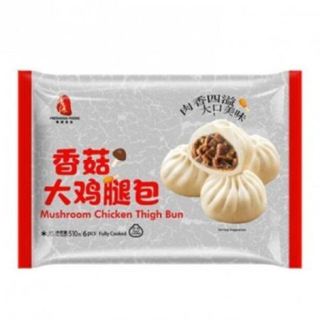 FRESHASIA COOKED MUSHROOM CHICKEN THIGH BUN 510G