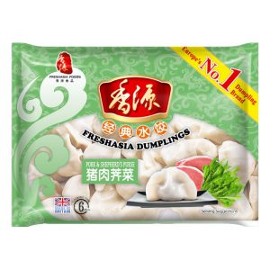 FRESHASIA DUMPLING – PORK & SHEPHERD PURSE 400G