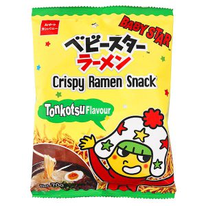 BABY STAR CRISPY RAMEN SNACK – TONKOTSU 70G