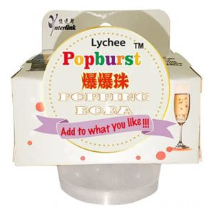 YJW POPPING BOBA – LYCHEE 130G