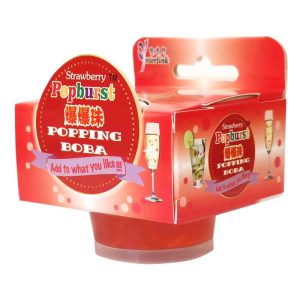 YJW POPPING BOBA – STRAWBERRY 130G