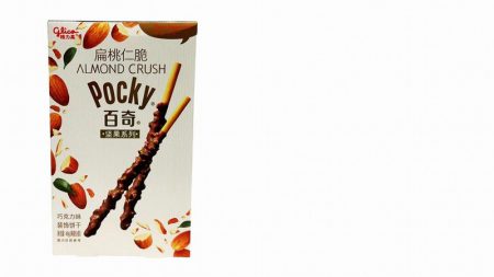 GLICO ALMOND CRUSH POCKY-CHOCOLATE 48G