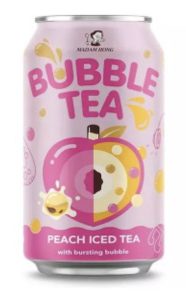 MADAM HONG PEACH ICED TEA WITH BURSTING BUBBLE 320ML