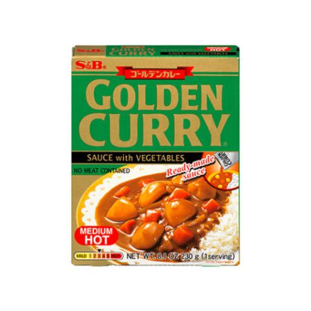 S&B GOLDEN CURRY MEDIUM HOT 230G