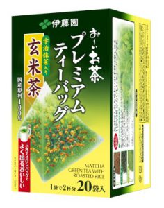 ITOEN O-I OCHA PREMIUM TB GENMAICHA GREEN TEA 2.3G X 20P