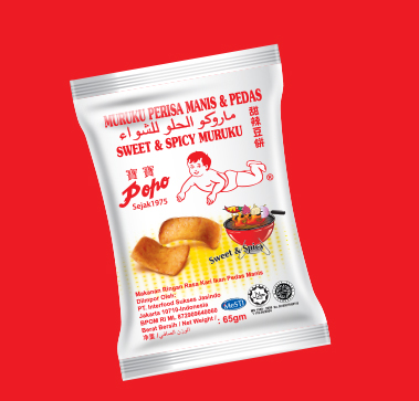 POPO MURUKU FISH SNACK- SWEET & SPICY 60G