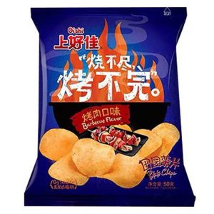 OISHI POTATO CHIPS BBQ PKT 50G