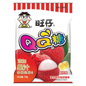 WANT WANT QQ CANDY – LYCHEE 70G
