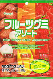 KASUGAI FRUTIA GUMMY CANDY – ASSORTED 102G