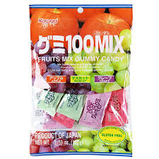 KASUGAI FRUTIA GUMMY CANDY – MIX FRUITS 102G