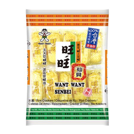 WANT WANT RICE CRACKER (SENBEI) 112G