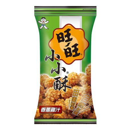 WANT WANT RICE CRACKER -SPRING ONION AND CHICKEN 60G