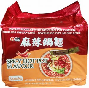 WL SPICY HOTPOT NOODLES 5X85G