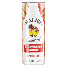 MALIBU COCKTAIL – STRAWBERRY DAIQUIRI 5%ALC 250ML