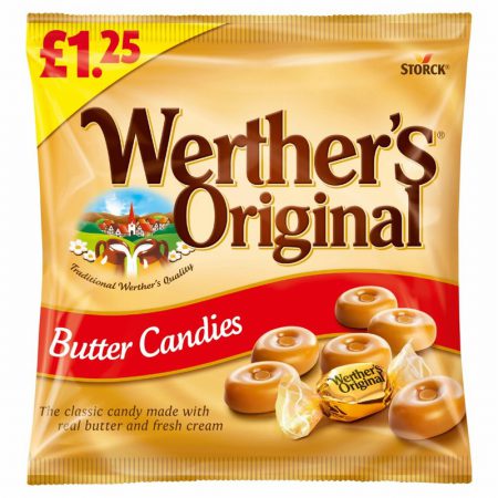 WERTHER'S ORIGINAL BUTTER CANDIES 110G £1.25