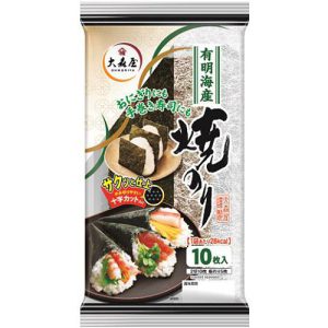 OMORIYA ARIAKE SEA GRILLED SEAWEED 10PCS 54G