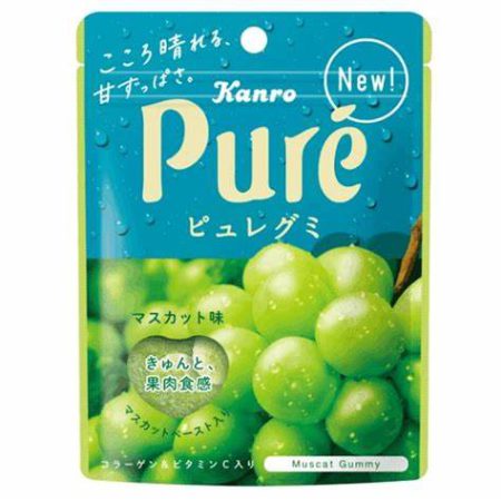 KANRO PURE GUMMY - MUSCAT 56G