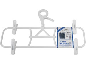 YK CLOTHES HANGER – WHITE (388X221X35MM)