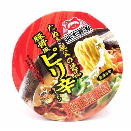 YAMAMOTO TANUKI CUP RAMEN - SPICY TONKOTSU 91G