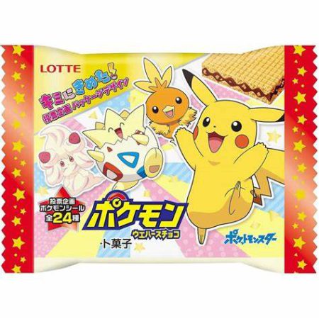 LOTTE POKEMON WAFER BISCUITS - CHOCOLATE 23G