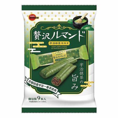 BOURBON LUXURIOUS LUMANDE CREPE COOKIES -  UJI MATCHA 115.2G