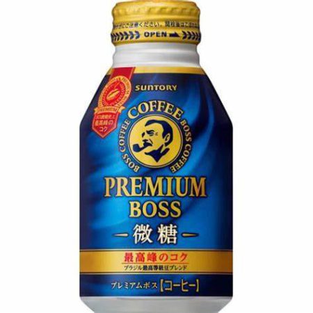 SUNTORY PREMIUM BOSS LIGHT SUGAR COFFEE B CAN 260G