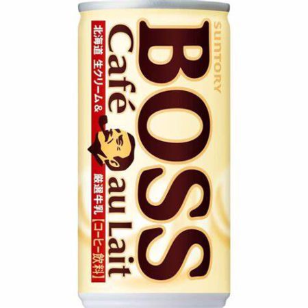 SUNTORY BOSS CAFÉ AU LAIT 185G