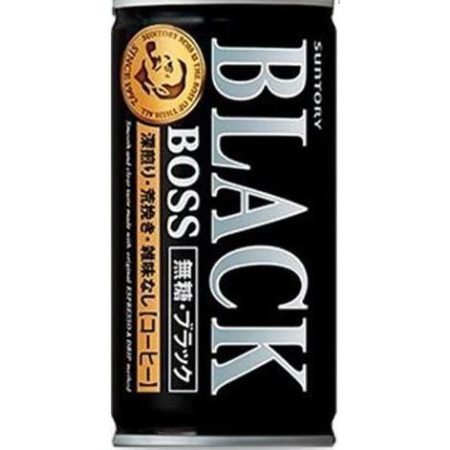 SUNTORY BOSS SUGAR-FREE BLACK COFFEE 185G